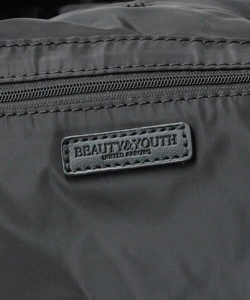 BEAUTY&YOUTH UNITED ARROWS（ビューティーアンドユースユナイテッドアローズ）の「スクエア ワイド ショルダーバッグ -2WAY-（ショルダーバッグ・レディース・ブラック/オフホワイト・FREE）」の15枚目の写真
