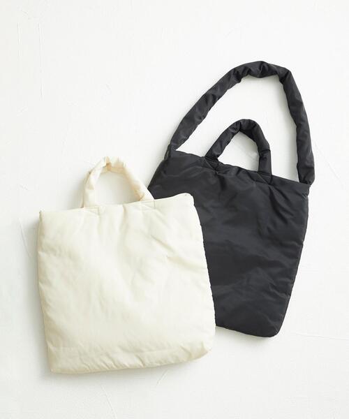 BEAUTY&YOUTH UNITED ARROWS（ビューティーアンドユースユナイテッドアローズ）の「スクエア ワイド ショルダーバッグ -2WAY-（ショルダーバッグ・レディース・ブラック/オフホワイト・FREE）」の22枚目の写真