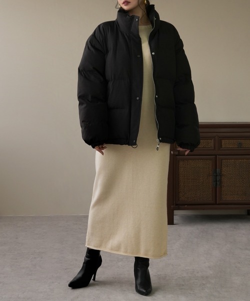 IAMUSE（アイアミューズ）の「選べるネックタイプ！　ロングニットワンピース S0756【IAMUSE】（ワンピース・レディース・ブラウン系2/ベージュ系1/ブラウン系1/ベージュ系2/ホワイト系1/ブラック系1/ホワイト系/ブラウン系/ベージュ系/ブラック系/ホワイト系2/ブラック系2・FREE）」の19枚目の写真