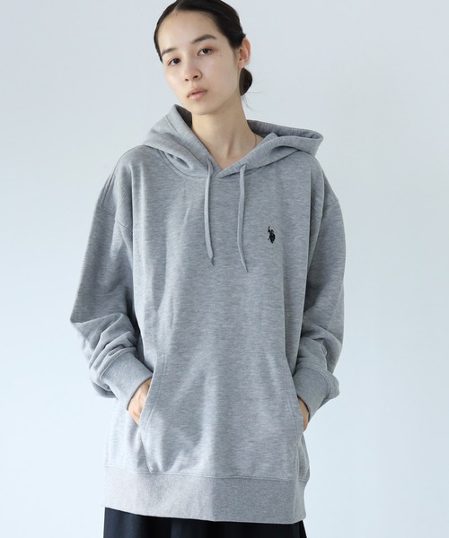 U.S. POLO ASSN.(ユーエスポロアッスン)の「U.S. POLO ASSN. / ユーエスポロアッスン 別注 コラボ ビッグシルエット 裏毛 プルオーバー パーカー(パーカー・メンズ・ブルー系その他2/グリーン系その他/グレー系その他/ブラック系その他/ホワイト系その他2/グレー系その他3/グリーン系その他2/グレー系その他2/グレー系その他4/ホワイト系その他/ブラック系その他2/ブルー系その他/ブルー系その他3・MEDIUM/LARGE)」の19枚目の写真