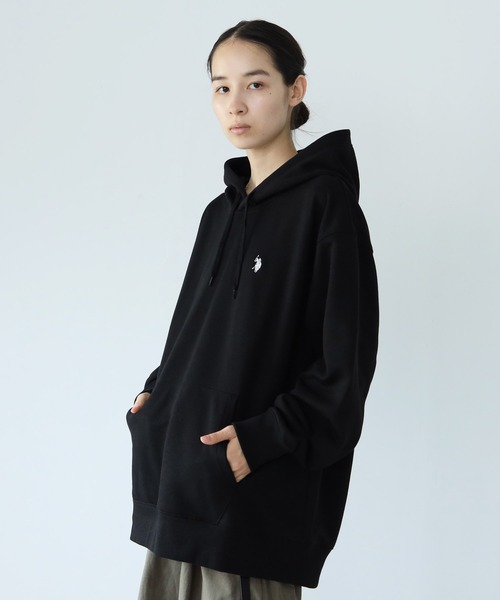 U.S. POLO ASSN.(ユーエスポロアッスン)の「U.S. POLO ASSN. / ユーエスポロアッスン 別注 コラボ ビッグシルエット 裏毛 プルオーバー パーカー(パーカー・メンズ・ブルー系その他2/グリーン系その他/グレー系その他/ブラック系その他/ホワイト系その他2/グレー系その他3/グリーン系その他2/グレー系その他2/グレー系その他4/ホワイト系その他/ブラック系その他2/ブルー系その他/ブルー系その他3・MEDIUM/LARGE)」の21枚目の写真