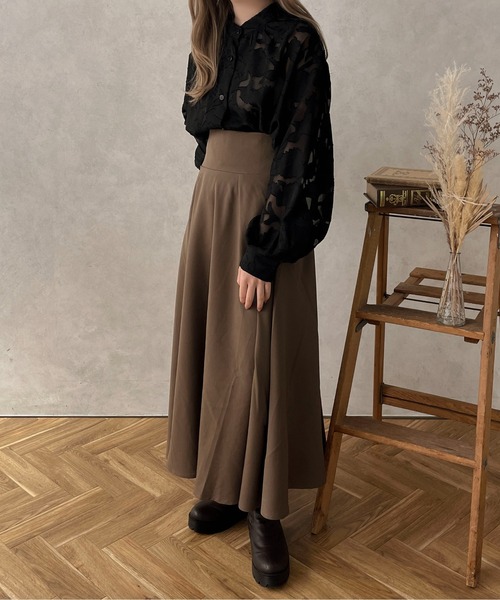 apres jour clair(アプレジュールクレア)の「【apres jour clair】2WAYオパールシャツ【ZOZOTOWN限定アイテム】(シャツ/ブラウス・レディース・ブラック/ライトブラウン/アイボリー・X-LARGE/フリー)」の20枚目の写真