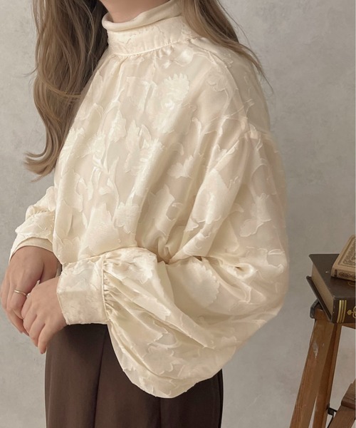 apres jour clair(アプレジュールクレア)の「【apres jour clair】2WAYオパールシャツ【ZOZOTOWN限定アイテム】(シャツ/ブラウス・レディース・ブラック/ライトブラウン/アイボリー・X-LARGE/フリー)」の6枚目の写真