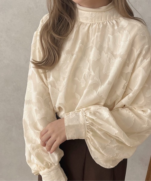 apres jour clair(アプレジュールクレア)の「【apres jour clair】2WAYオパールシャツ【ZOZOTOWN限定アイテム】(シャツ/ブラウス・レディース・ブラック/ライトブラウン/アイボリー・X-LARGE/フリー)」の7枚目の写真