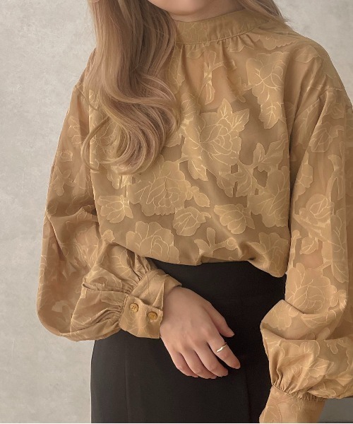 apres jour clair(アプレジュールクレア)の「【apres jour clair】2WAYオパールシャツ【ZOZOTOWN限定アイテム】(シャツ/ブラウス・レディース・ブラック/ライトブラウン/アイボリー・X-LARGE/フリー)」の22枚目の写真
