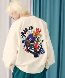 PUBLUX（パブリュクス）の「【SeeSew/シーソー】 Kokopelli SAGARA SWEAT/バックプリントサガラ刺繍スウェット/ユニセックス（スウェット・メンズ）」