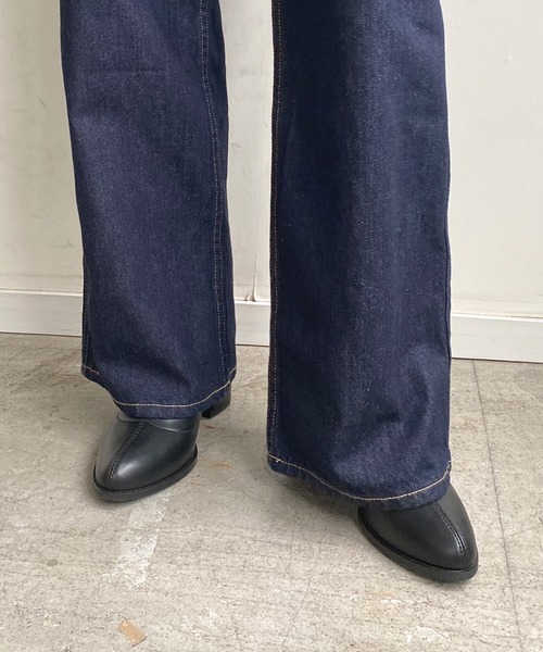 Futier land（フューティアランド）の「フェイクレザーストレッチショートブーツ（ブーツ・レディース・ブラック/グレイッシュベージュ/ブラウン・36/37/38/39/40）」の9枚目の写真