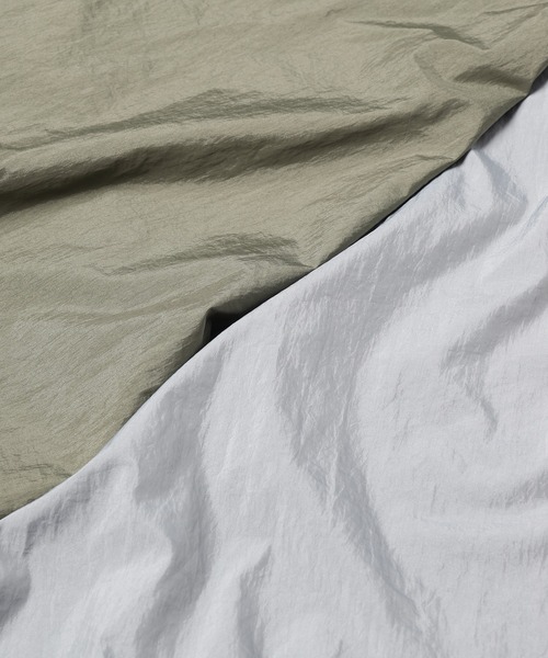 mintdesigns（ミントデザインズ）の「撥水ナイロントップス /DEFORM SLEEVE TOP/ デフォルムスリーブトップ（その他トップス・レディース・サックスブルー/カーキ・2）」の14枚目の写真