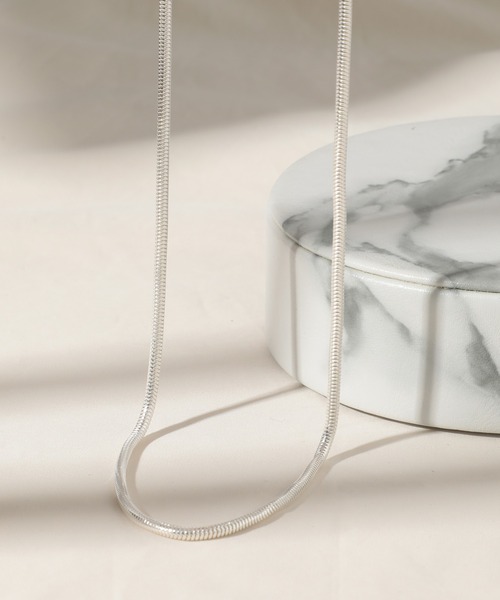 セール】【SETUP7】シルバー925 スネークチェーンネックレス HKO