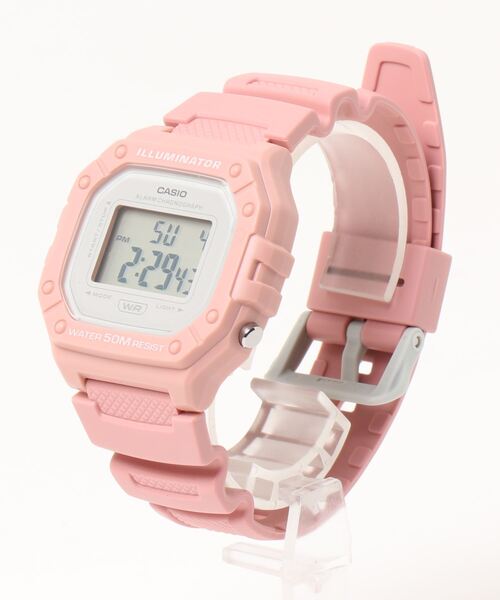CASIO(カシオ)の「CASIO カシオ/ デジタル 樹脂ベルト 日常生活強化防水 腕時計 /// W-218HC シリーズ(デジタル腕時計・メンズ・ピンク/ホワイト/ブルー/ブラック/ピンクベージュ・FREE)」の10枚目の写真