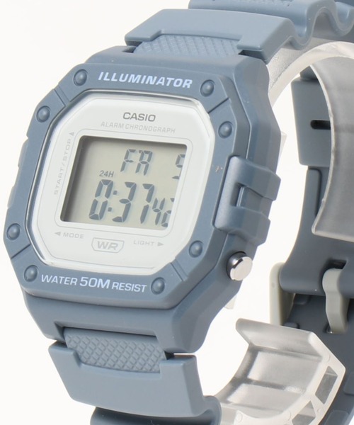 CASIO(カシオ)の「CASIO カシオ/ デジタル 樹脂ベルト 日常生活強化防水 腕時計 /// W-218HC シリーズ(デジタル腕時計・メンズ・ピンク/ホワイト/ブルー/ブラック/ピンクベージュ・FREE)」の6枚目の写真