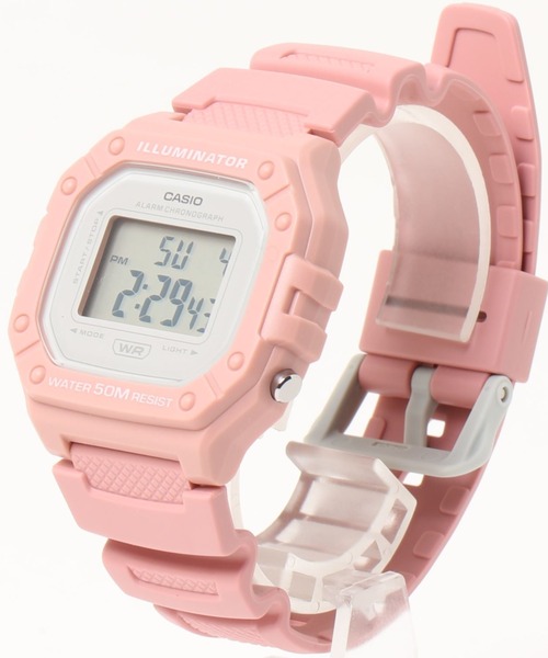 CASIO(カシオ)の「CASIO カシオ/ デジタル 樹脂ベルト 日常生活強化防水 腕時計 /// W-218HC シリーズ(デジタル腕時計・メンズ・ピンク/ホワイト/ブルー/ブラック/ピンクベージュ・FREE)」の14枚目の写真