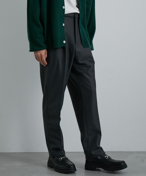 JUNRED(ジュンレッド)の「ウーリーカットツイルスリムパンツ(スラックス・メンズ・ホワイト系その他/ブラック/チャコールグレー・M/L/LL)」の7枚目の写真