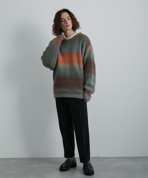 JUNRED(ジュンレッド)の「ウーリーカットツイルスリムパンツ(スラックス・メンズ・ホワイト系その他/ブラック/チャコールグレー・M/L/LL)」の11枚目の写真