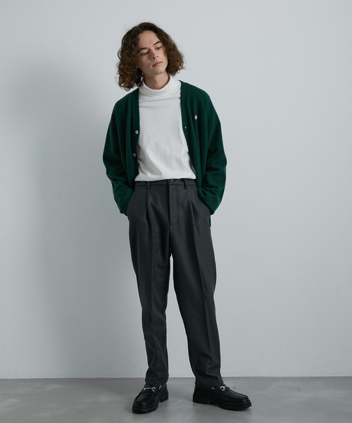 JUNRED(ジュンレッド)の「ウーリーカットツイルスリムパンツ(スラックス・メンズ・ホワイト系その他/ブラック/チャコールグレー・M/L/LL)」の12枚目の写真