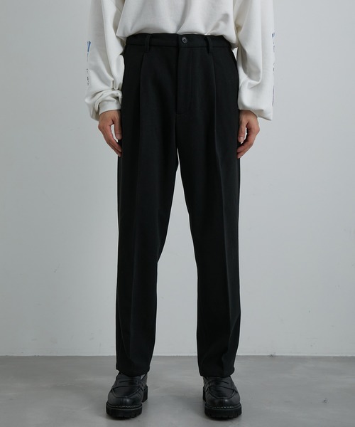 JUNRED(ジュンレッド)の「ウーリーカットツイルスリムパンツ(スラックス・メンズ・ホワイト系その他/ブラック/チャコールグレー・M/L/LL)」の16枚目の写真