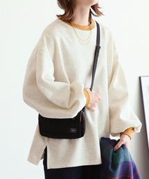 reca | 裏起毛ビッグシルエット配色リブスウェットプルオーバー(スウェット)