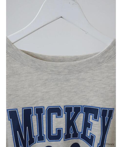 Disney(ディズニー)の「カレッジロゴ風裏起毛プルオーバー/Mickey(スウェット・レディース・カーキ/ホワイト系その他・FREE)」の9枚目の写真