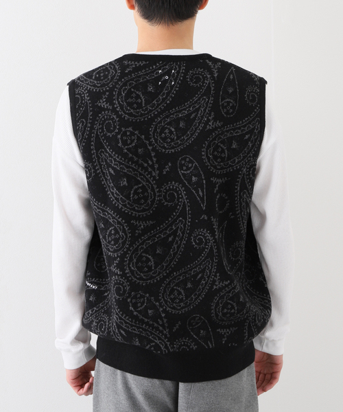 JOURNAL STANDARD(ジャーナルスタンダード)の「【POP TRADING COMPANY】COMPANY paisley spencer(ベスト・メンズ・チャコールグレー・LARGE)」の5枚目の写真