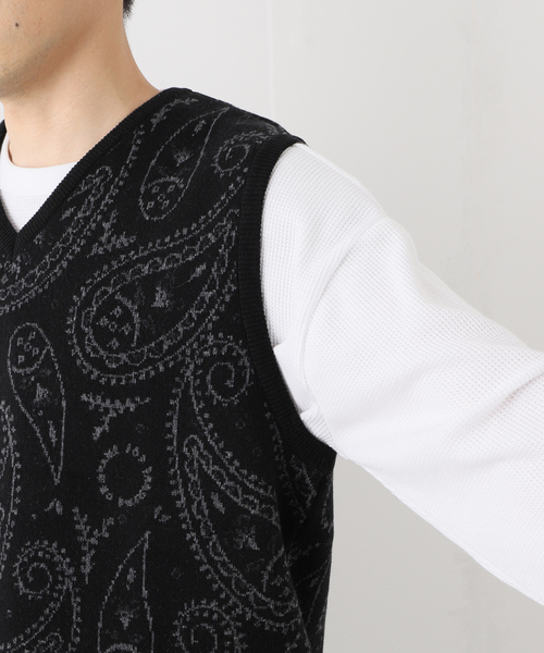 JOURNAL STANDARD(ジャーナルスタンダード)の「【POP TRADING COMPANY】COMPANY paisley spencer(ベスト・メンズ・チャコールグレー・LARGE)」の9枚目の写真