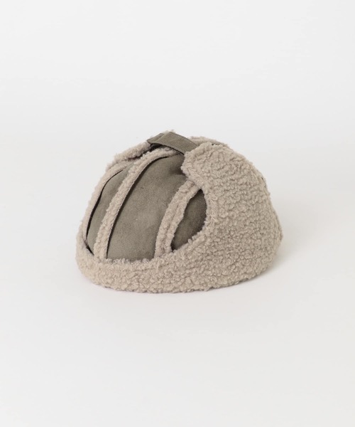 URBAN RESEARCH DOORS（アーバンリサーチドアーズ）の「ボンバーキャップ(KIDS)（ハット・キッズ・カーキ/ベージュ・ONE）」の7枚目の写真