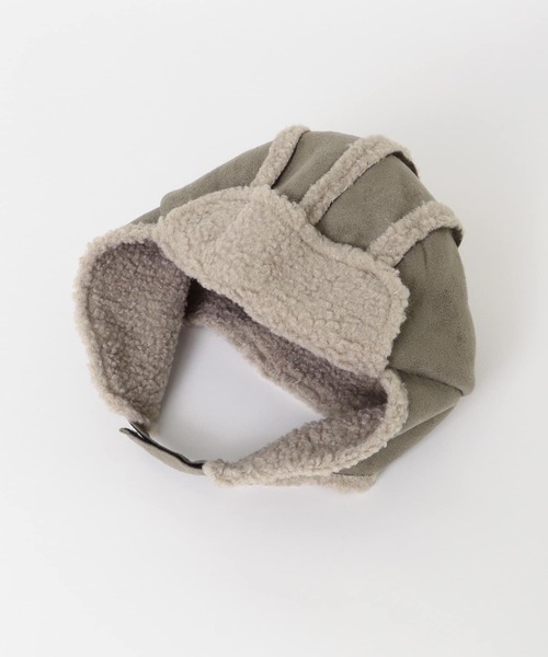 URBAN RESEARCH DOORS（アーバンリサーチドアーズ）の「ボンバーキャップ(KIDS)（ハット・キッズ・カーキ/ベージュ・ONE）」の10枚目の写真