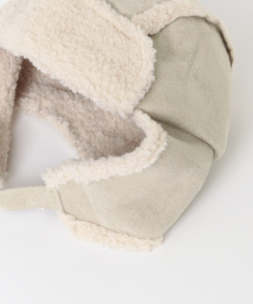 URBAN RESEARCH DOORS（アーバンリサーチドアーズ）の「ボンバーキャップ(KIDS)（ハット・キッズ・カーキ/ベージュ・ONE）」の12枚目の写真