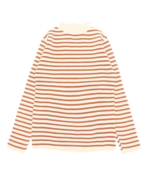 Burner(バーナー)の「【OKUOKU 0909】 ボーダー モックネック ニット oku-tops-650921959383-14(ニット/セーター・レディース・B/G/A/C/D/E/F・FREE)」の13枚目の写真