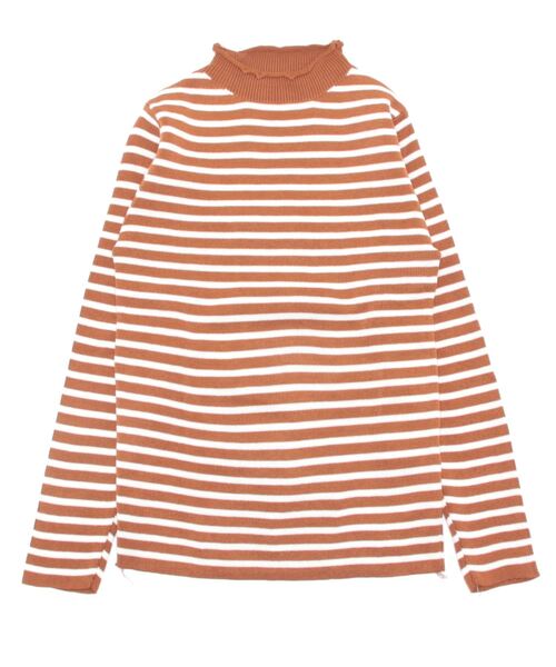 Burner(バーナー)の「【OKUOKU 0909】 ボーダー モックネック ニット oku-tops-650921959383-14(ニット/セーター・レディース・B/G/A/C/D/E/F・FREE)」の14枚目の写真