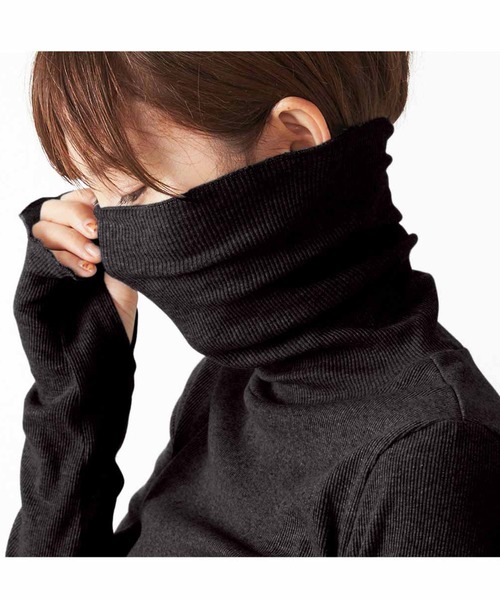 IEDIT（イディット）の「ＩＥＤＩＴ　綿１００％のエニワイズ加工が肌にやさしい　インナーセット（インナーウェア/肌着・レディース・ブラック/グレー/アイボリー/グリーン・3/1/2）」の5枚目の写真