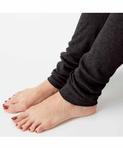 IEDIT（イディット）の「ＩＥＤＩＴ　綿１００％のエニワイズ加工が肌にやさしい　インナーセット（インナーウェア/肌着・レディース・ブラック/グレー/アイボリー/グリーン・3/1/2）」の9枚目の写真