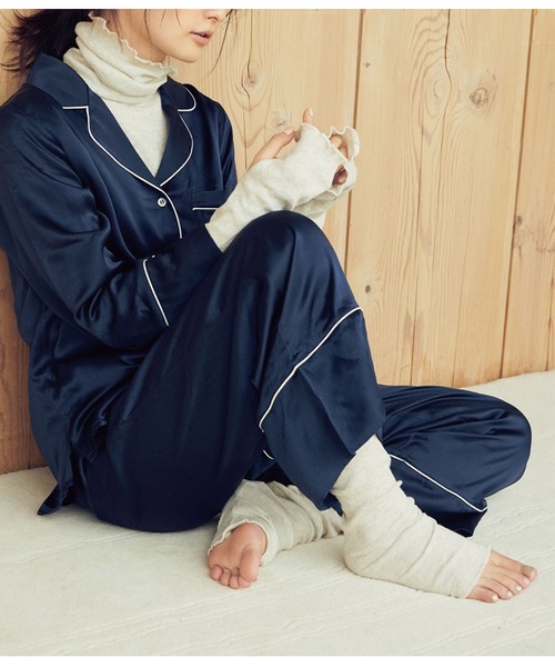 IEDIT（イディット）の「ＩＥＤＩＴ　綿１００％のエニワイズ加工が肌にやさしい　インナーセット（インナーウェア/肌着・レディース・ブラック/グレー/アイボリー/グリーン・3/1/2）」の12枚目の写真