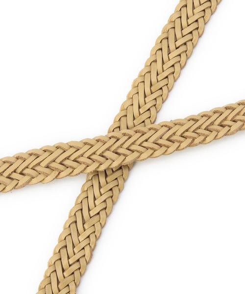 BEAUTY&YOUTH UNITED ARROWS(ビューティーアンドユースユナイテッドアローズ)の「BYBC レザーメッシュベルト ◆(ベルト・レディース・ブラック/ベージュ/ブラウン/ゴールド・フリー)」の6枚目の写真