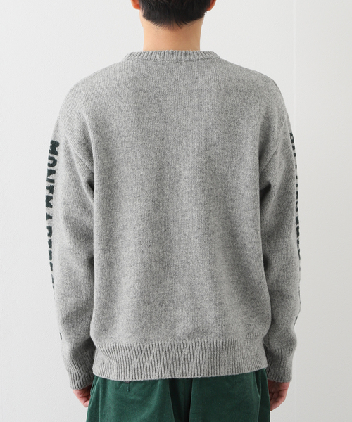 EDIFICE（エディフィス）の「【Garance Brocca×EDIFICE】別注 MONTMARTRE SKY CLUB プルオーバーニット1（ニット/セーター・メンズ・ライトグレー/ホワイト系その他/ネイビー・MEDIUM/LARGE）」の7枚目の写真