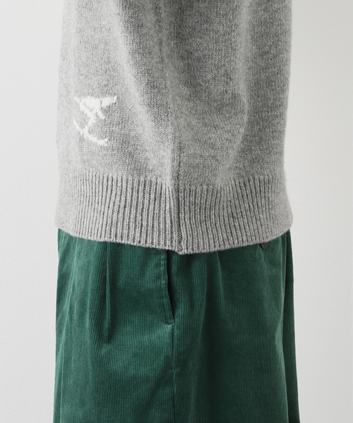 EDIFICE（エディフィス）の「【Garance Brocca×EDIFICE】別注 MONTMARTRE SKY CLUB プルオーバーニット1（ニット/セーター・メンズ・ライトグレー/ホワイト系その他/ネイビー・MEDIUM/LARGE）」の13枚目の写真