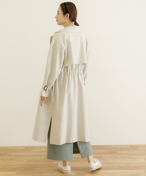 URBAN RESEARCH(アーバンリサーチ)の「ウエストドロストトレンチコート(トレンチコート・レディース・ホワイト系その他/ベージュ/ネイビー・36/38)」の5枚目の写真