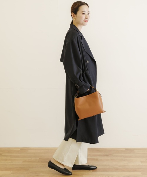 URBAN RESEARCH(アーバンリサーチ)の「ウエストドロストトレンチコート(トレンチコート・レディース・ホワイト系その他/ベージュ/ネイビー・36/38)」の11枚目の写真