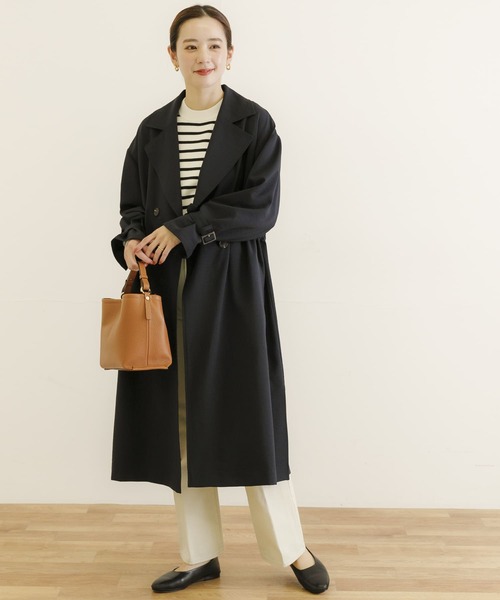 URBAN RESEARCH(アーバンリサーチ)の「ウエストドロストトレンチコート(トレンチコート・レディース・ホワイト系その他/ベージュ/ネイビー・36/38)」の22枚目の写真