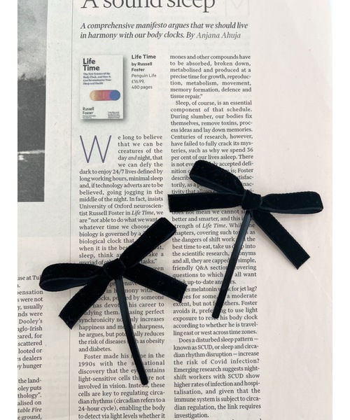 JUMELLE（ジュメロ）の「2setリボンピン（ヘアピン・レディース・ブラック・FREE）」の3枚目の写真