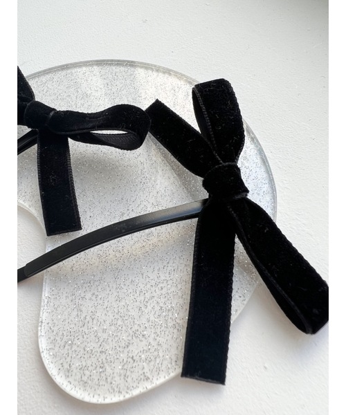 JUMELLE（ジュメロ）の「2setリボンピン（ヘアピン・レディース・ブラック・FREE）」の14枚目の写真