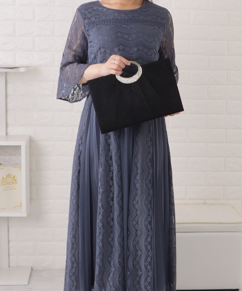 Lace Ladies（レースレディース）の「メタルハンドルフラワーレーススクエアバッグ（クラッチバッグ・レディース・ブラック/シルバー/ベージュ・FREE）」の15枚目の写真