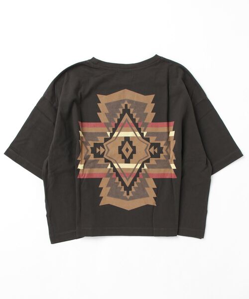 PENDLETON(ペンドルトン)の「PENDLETON/ペンドルトン バックプリントTEE BACK PRINT TEE 3275-2107(Tシャツ/カットソー・レディース・ホワイト/チャコールグレー/ターコイズブルー・FREE)」の4枚目の写真