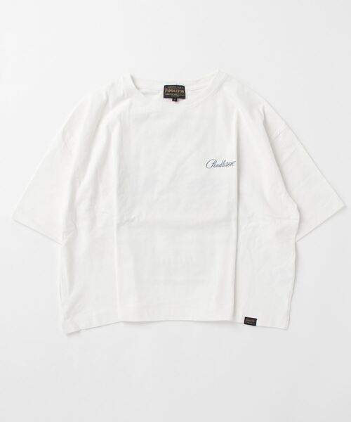 PENDLETON(ペンドルトン)の「PENDLETON/ペンドルトン バックプリントTEE BACK PRINT TEE 3275-2107(Tシャツ/カットソー・レディース・ホワイト/チャコールグレー/ターコイズブルー・FREE)」の12枚目の写真