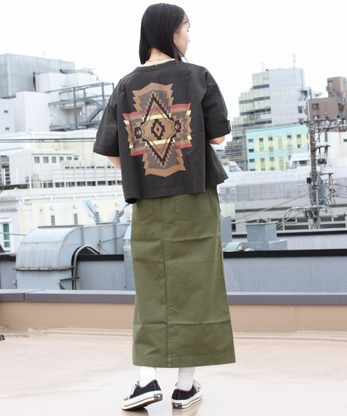 PENDLETON(ペンドルトン)の「PENDLETON/ペンドルトン バックプリントTEE BACK PRINT TEE 3275-2107(Tシャツ/カットソー・レディース・ホワイト/チャコールグレー/ターコイズブルー・FREE)」の7枚目の写真