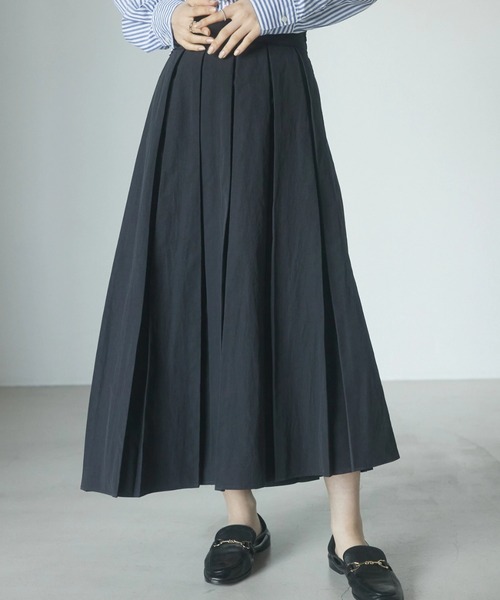 armonia(アルモニーア)の「a.ボリュームフレアスカート(スカート・レディース・ブルー/サックスブルー/ブラック/アイボリー・FREE)」の3枚目の写真