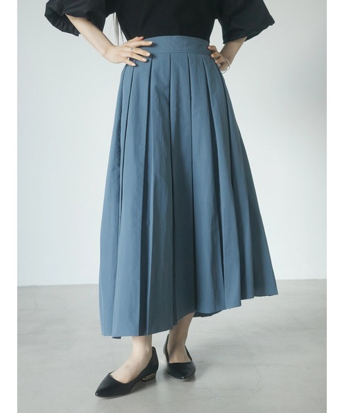 armonia(アルモニーア)の「a.ボリュームフレアスカート(スカート・レディース・ブルー/サックスブルー/ブラック/アイボリー・FREE)」の8枚目の写真