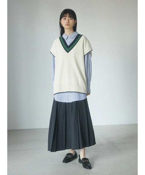 armonia(アルモニーア)の「a.ボリュームフレアスカート(スカート・レディース・ブルー/サックスブルー/ブラック/アイボリー・FREE)」の12枚目の写真