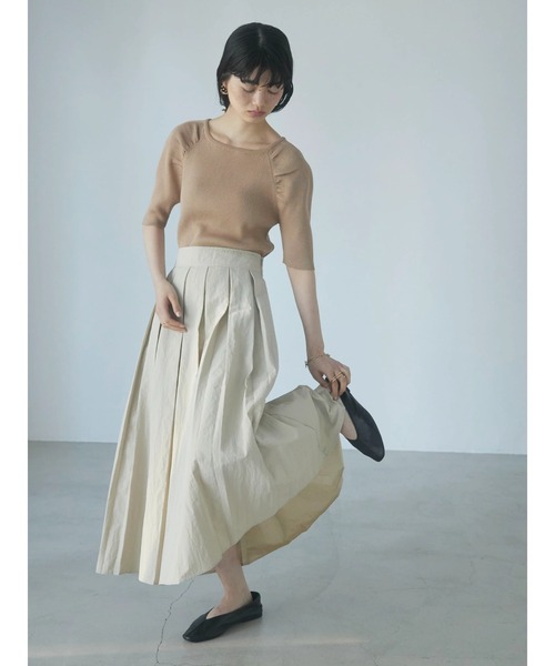armonia(アルモニーア)の「a.ボリュームフレアスカート(スカート・レディース・ブルー/サックスブルー/ブラック/アイボリー・FREE)」の16枚目の写真