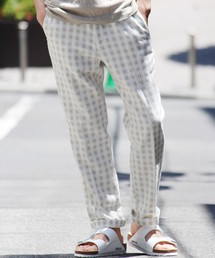 417 EDIFICE | ◇C/Lプリペラギンガム イージーパンツ(その他パンツ)