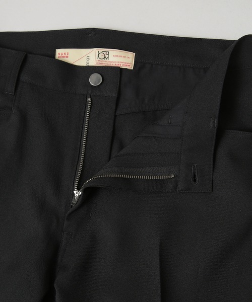 NANO universe（ナノユニバース）の「LB.03/側章メランジツイルセンタープレスパンツ（スラックス・メンズ・ブラック/チャコール・S/M/L）」の14枚目の写真